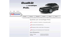 Desktop Screenshot of mb-autoteile-koeln.de